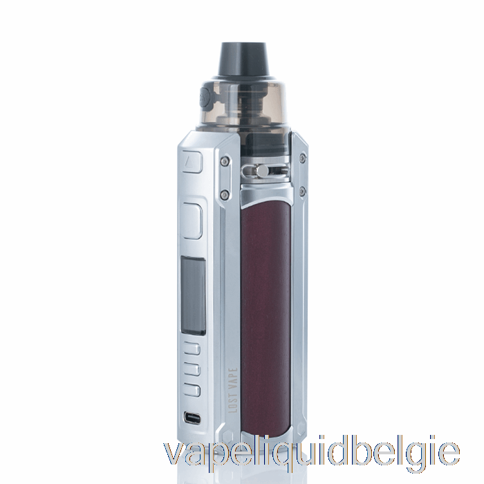 Vape Vloeistof Verloren Vape Ursa Quest 100w Pod Mod Kit Roestvrij / Paars Harthout